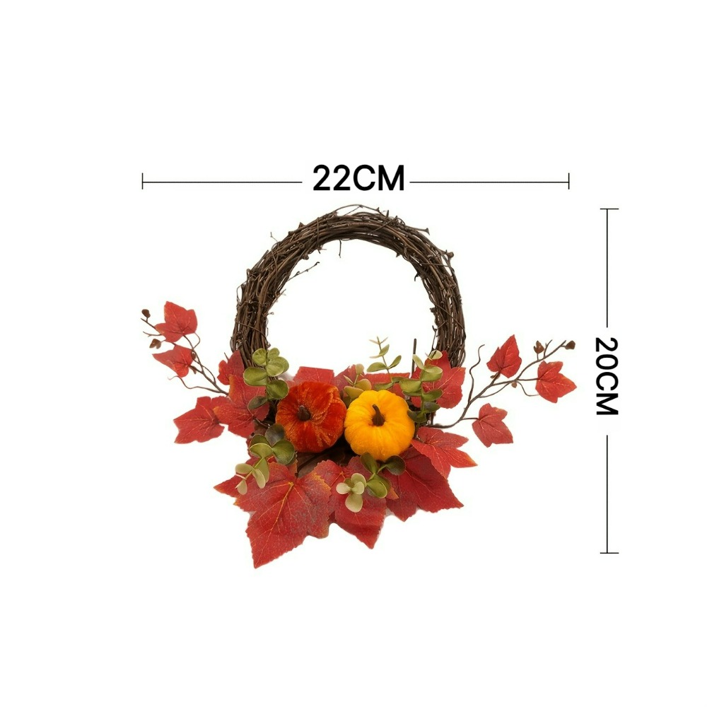 1pc Autumn Faux Red Maple Leaf - Eucalyptus Preserved review and price