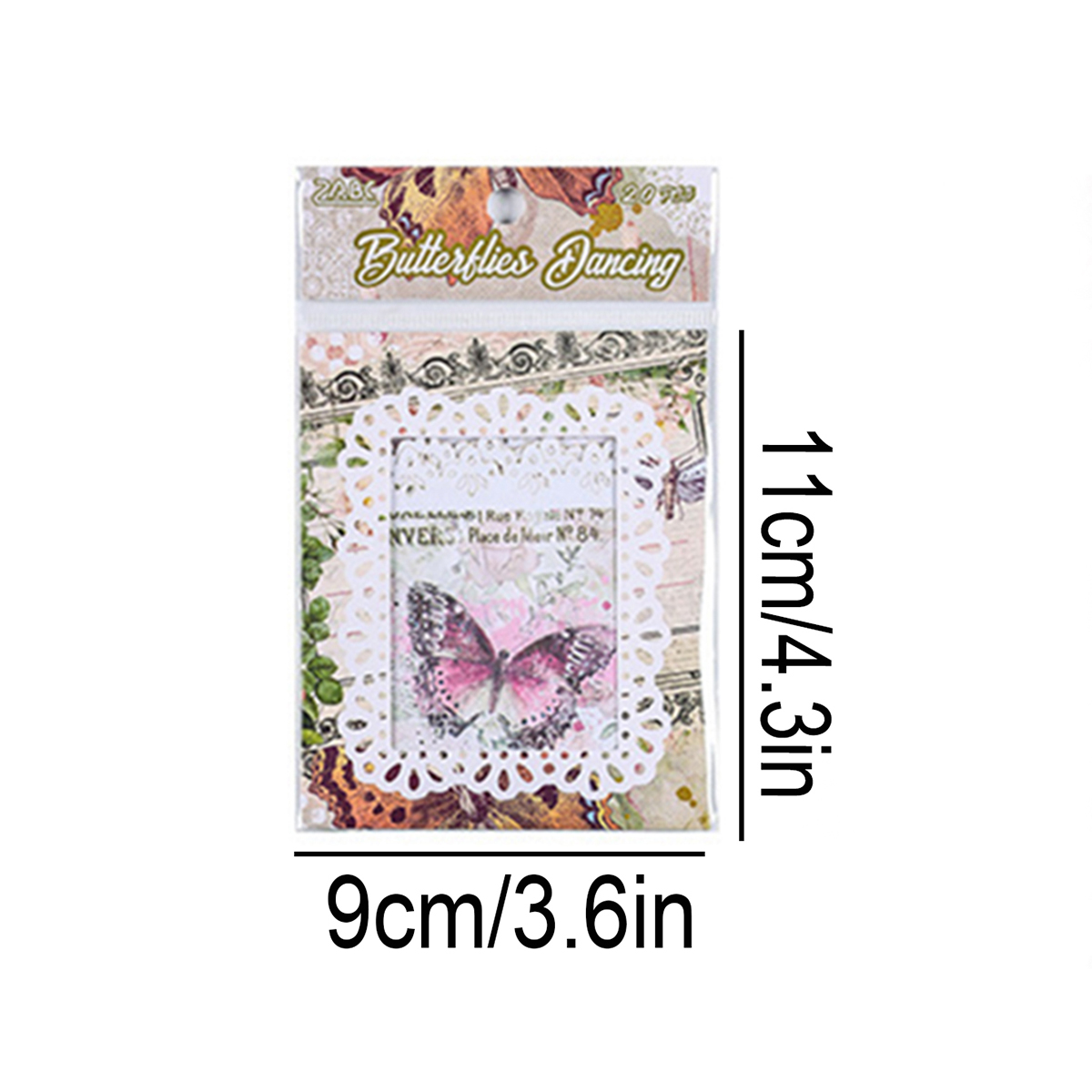 20pcs Non-Adhesive Vintage Flo - Supply Florist review and price